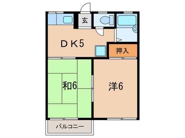 フォ－ブルふじの物件間取画像